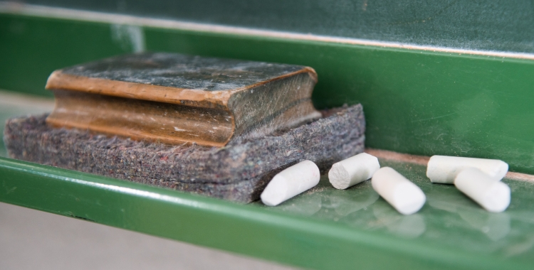 Detall d'una aula sabadellenca/ Roger Benet